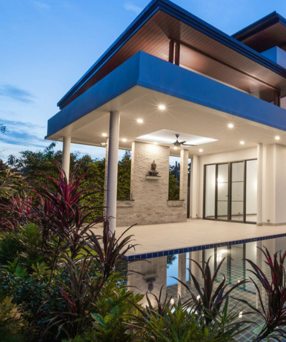 Luxury house exterior